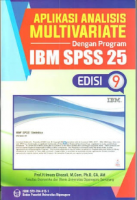 Image of Aplikasi Analisis multivariate dengan IBM program SPSS 25